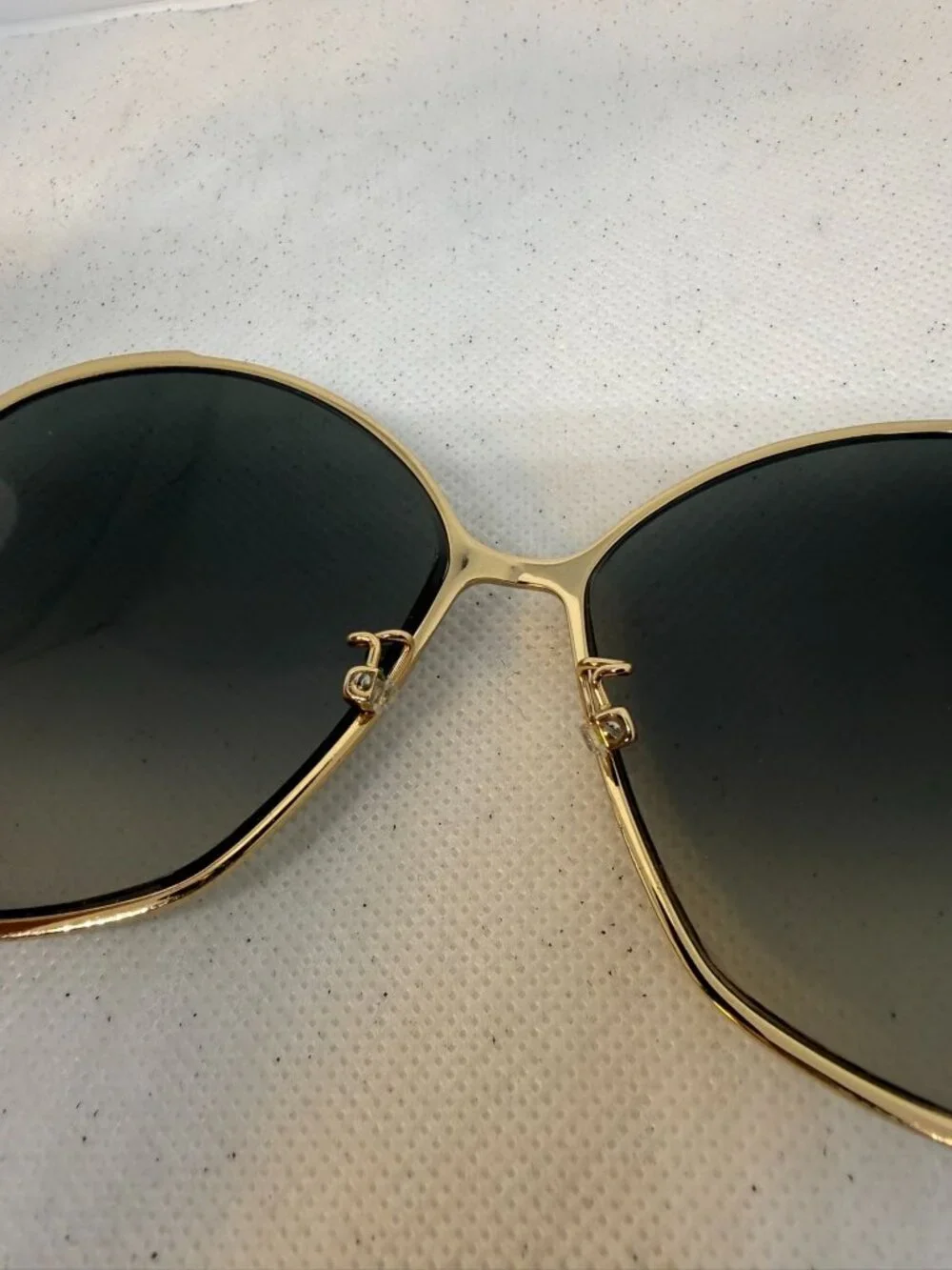 Marc Jacobs 621/S Gold Black Metal Sunglasses 62-13-145 KS6DX Dark Gray Lens